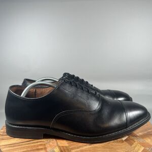 Allen Edmonds Classic Black Cap-Toe Oxfords